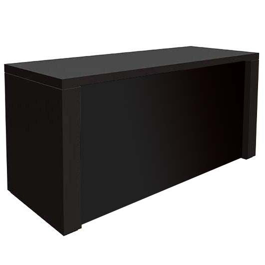 BRÜCKENTISCH klein + Blende (Schwarz)