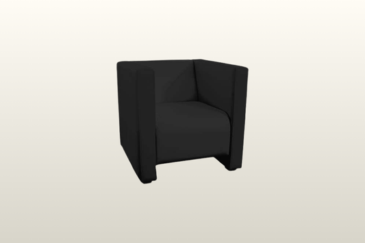 LOUNGESESSEL Leder (schwarz)