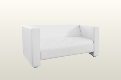 LOUNGESOFA Leder 3er (weiß)