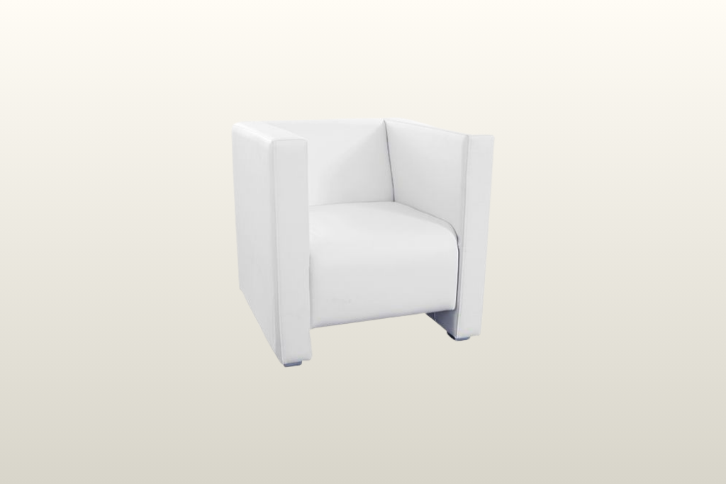 LOUNGESESSEL Leder (weiß)