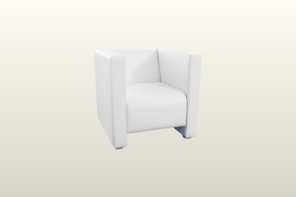 LOUNGESESSEL Leder (weiß)