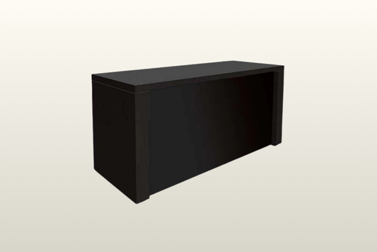 BRÜCKENTISCH klein + Blende (Schwarz)