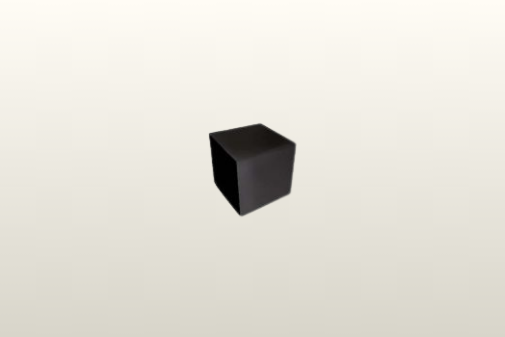 SITZWÜRFEL (schwarz)